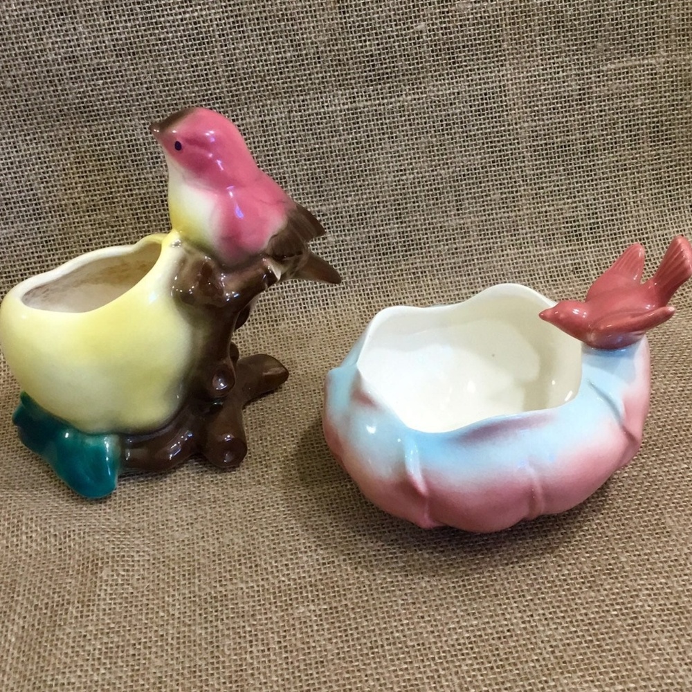 Vintage Royal Copley Planters Set of 2
